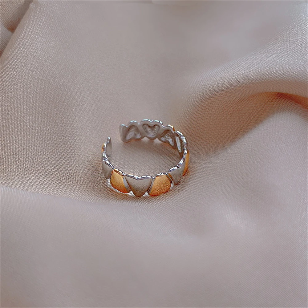 Fashion Love Heart Opening Rings For Women Luxury Cross Gold Color Silver Color Copper Finger Rings Couple Aesthetic Jewelry
Fashion Love Heart Opening Rings For Women Luxury Cross Gold Color Silver Color Copper Finger Rings Couple Aesthetic Jewelry