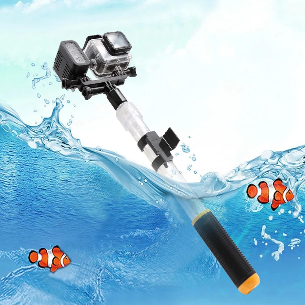 Waterproof Monopod Crystal Selfie Stick Telescopic Transparent Diving Rod for Gopro HERO 11 10 9 8 7 Xiaomi Yi 4K SJCAM SJ4000
Waterproof Monopod Crystal Selfie Stick Telescopic Transparent Diving Rod for Gopro HERO 11 10 9 8 7 Xiaomi Yi 4K SJCAM SJ4000