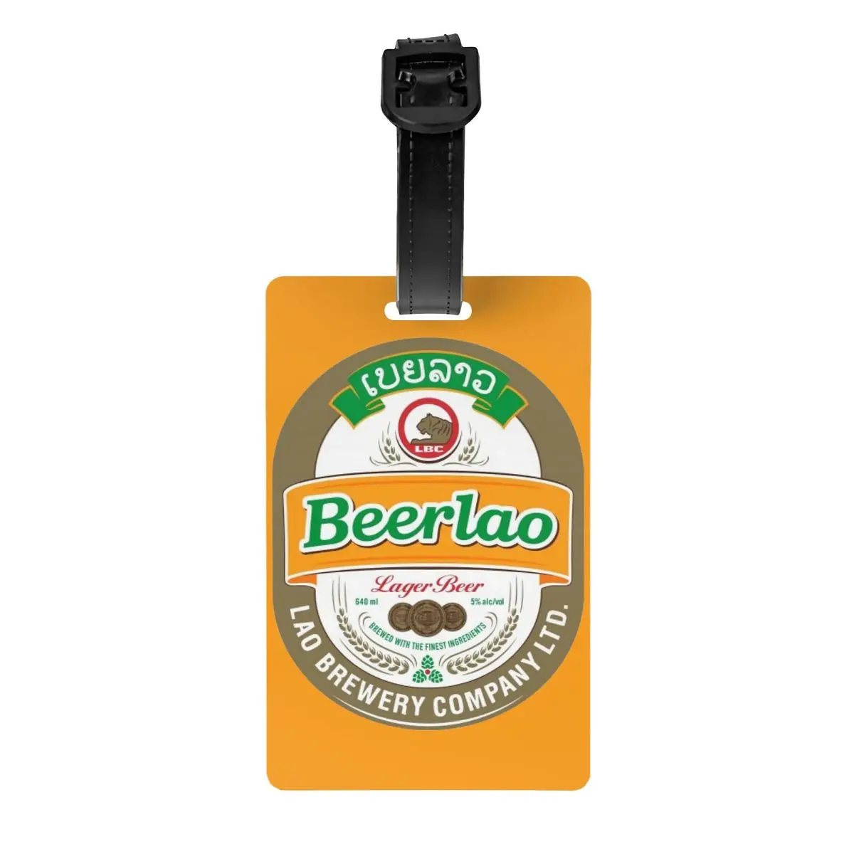 Custom Beerlaos Logo Luggage Tag Privacy Protection Baggage Tags Travel Bag Labels Suitcase
Custom Beerlaos Logo Luggage Tag Privacy Protection Baggage Tags Travel Bag Labels Suitcase