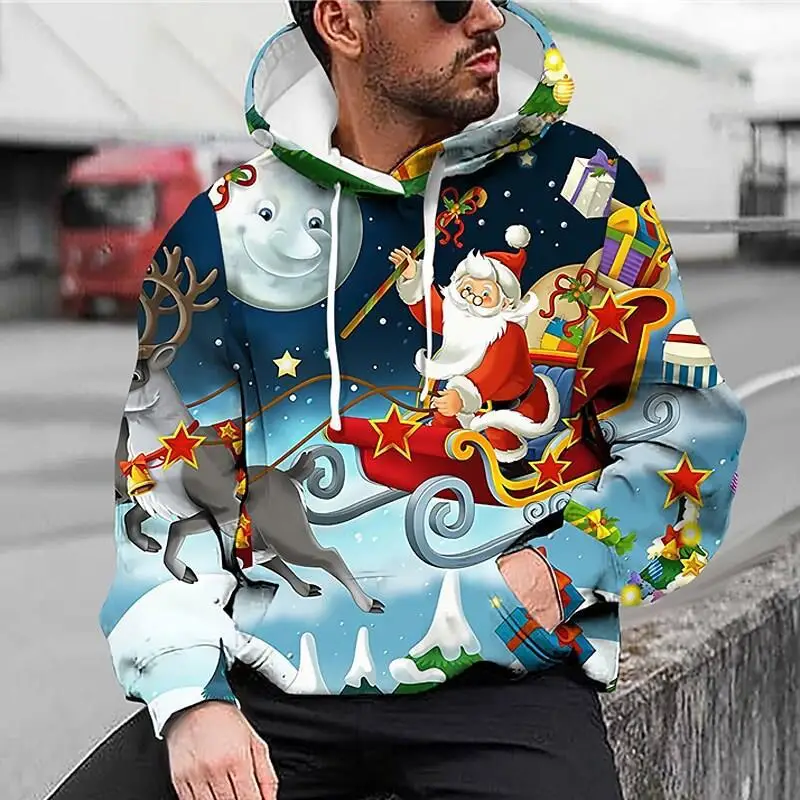 Christmas Style Hiphop Mens Hoodies Fashion Pullover Long Sleeve Sweatshirts Large Size Santa Claus 3D Prited Streetwear 6XL Top
Christmas Style Hiphop Mens Hoodies Fashion Pullover Long Sleeve Sweatshirts Large Size Santa Claus 3D Prited Streetwear 6XL Top