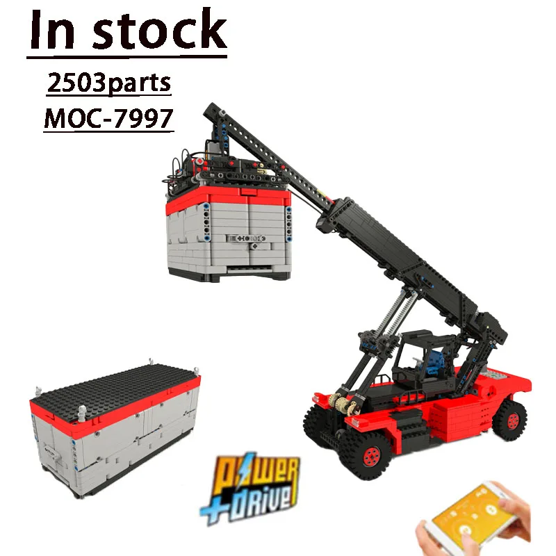 MOC-7997 RC электрический новый порт контейнерный кран + Гондола Сращивание строительный блок модель 2503 детали детский подарок на день рождения
MOC-7997 RC электрический новый порт контейнерный кран + Гондола Сращивание строительный блок модель 2503 детали детский подарок на день рождения