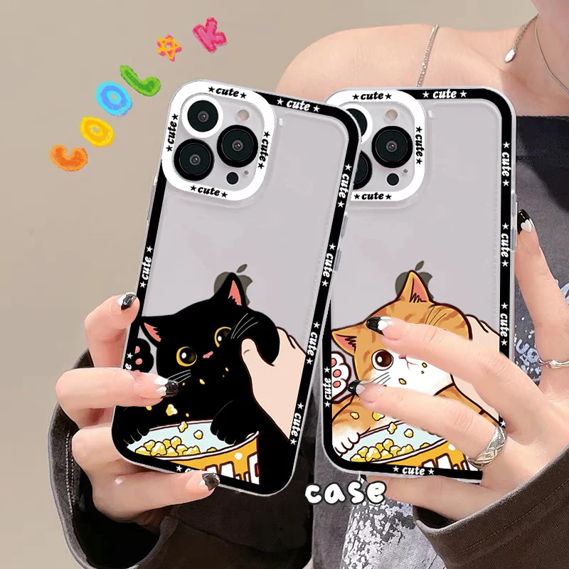 Cute Carton Cat Phone Case for iPhone 11 12 13 Mini Pro Max 14 Pro Max Case shell
Cute Carton Cat Phone Case for iPhone 11 12 13 Mini Pro Max 14 Pro Max Case shell