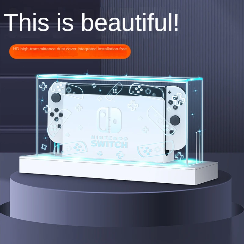 HEYSTOP Dust Cover Luminous Base Box for Nintendo Switch/OLED Switched Acrylic Host Shell oled Protective Sleeve
HEYSTOP Dust Cover Luminous Base Box for Nintendo Switch/OLED Switched Acrylic Host Shell oled Protective Sleeve