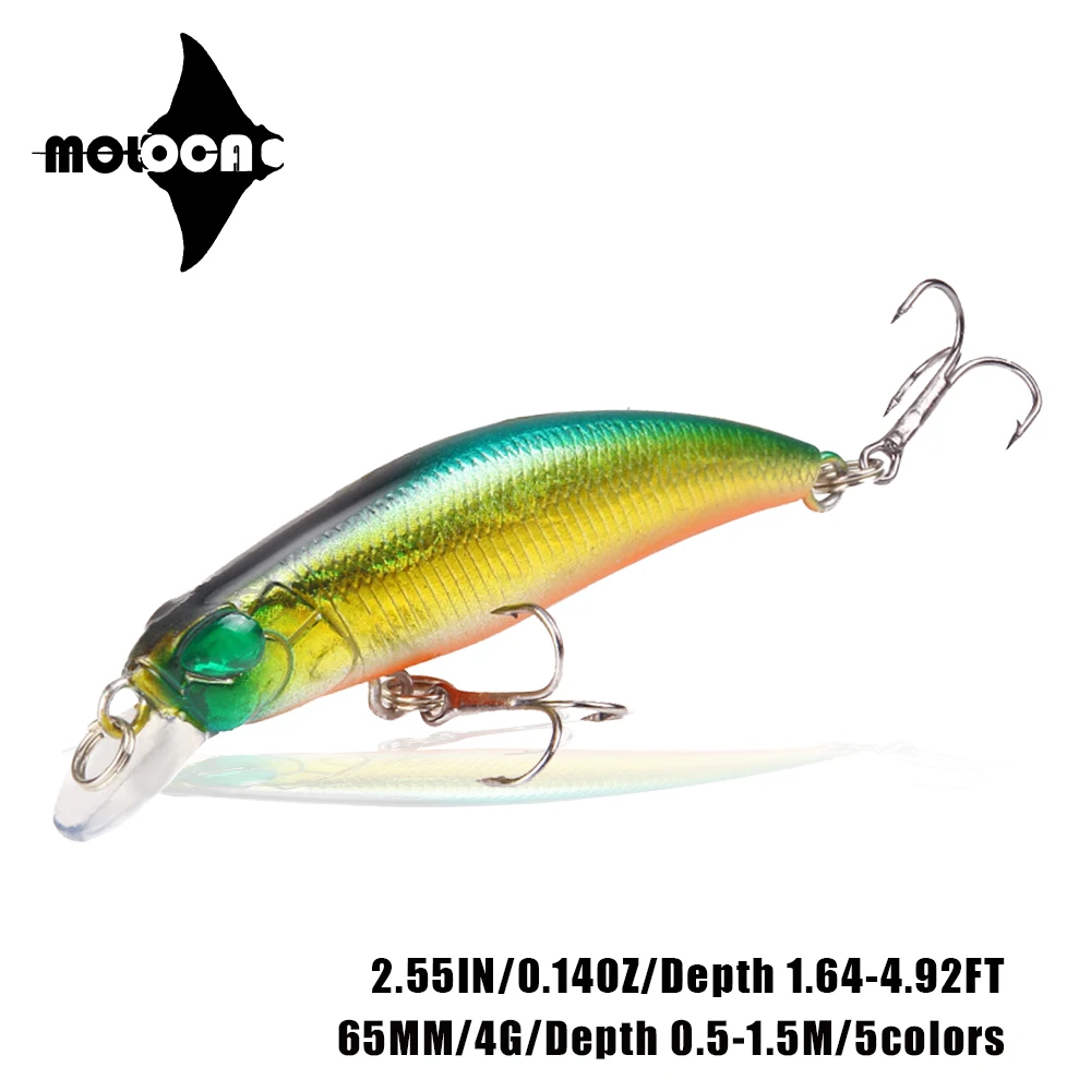 Fishing Accessories Minnow Lure 65mm 4g Floating 0.5-1.5m Pesca Leurre Brochet Fish Isca Artificial Angeln Zubehor Dropshipping 
Fishing Accessories Minnow Lure 65mm 4g Floating 0.5-1.5m Pesca Leurre Brochet Fish Isca Artificial Angeln Zubehor Dropshipping