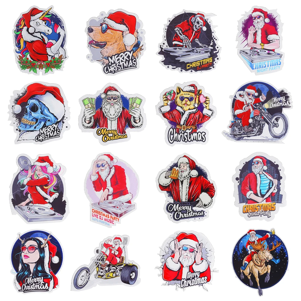 Merry Christmas Stickers Rock Hip Hop Santa Music Party Waterproof Decal Funny Stickers Reflective Car For Bmw Tesla VW Benz
Merry Christmas Stickers Rock Hip Hop Santa Music Party Waterproof Decal Funny Stickers Reflective Car For Bmw Tesla VW Benz