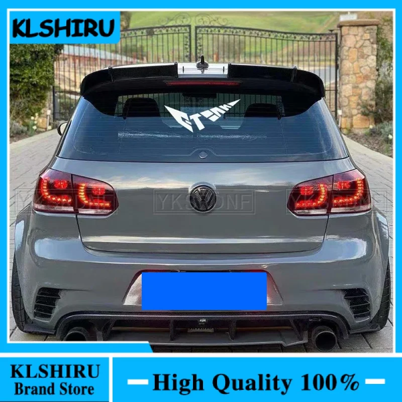 Car Rear Roof Spoiler Wings For VW Golf 6 GTI R MK6 GTI R AK Style ABS Gloss Black Carbon Fiber Look Rear Wing Lip Trunk Spoiler 
Car Rear Roof Spoiler Wings For VW Golf 6 GTI R MK6 GTI R AK Style ABS Gloss Black Carbon Fiber Look Rear Wing Lip Trunk Spoiler