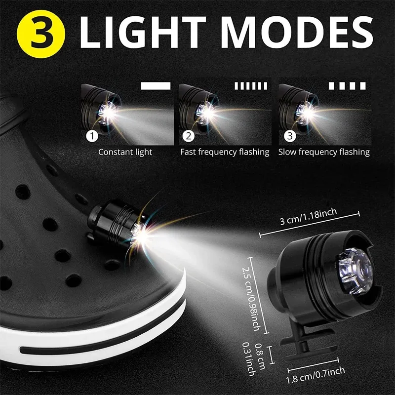 Croc Light Funny Lights Night Running Walking Waterproof Lights Lighting Croc For Headlights Outdoor Decoration Shoe
Croc Light Funny Lights Night Running Walking Waterproof Lights Lighting Croc For Headlights Outdoor Decoration Shoe