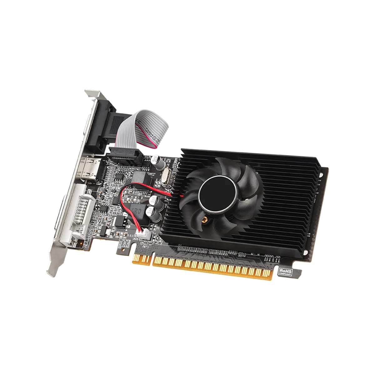 GT210 1G DDR3 Graphics Card 64Bit 589MHZ 500MHZ DVI+VGA+HDMI-Compatible Video Card
GT210 1G DDR3 Graphics Card 64Bit 589MHZ 500MHZ DVI+VGA+HDMI-Compatible Video Card