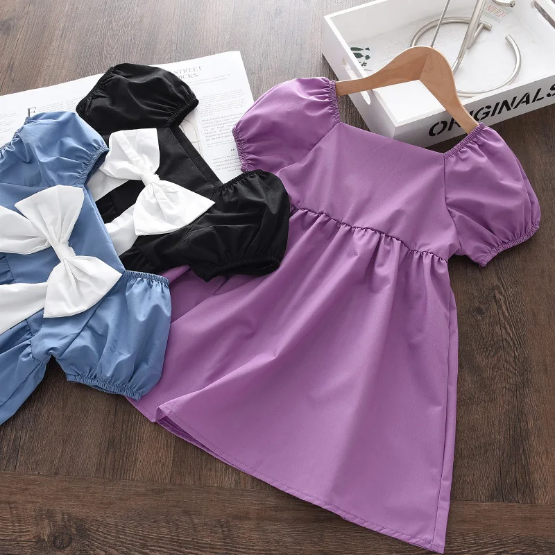 Summer Kids Party Princess Dress Fashion Girls Dress Bow Cute Short Sleeve Lovely Dresses Baby Girl Clothes
Summer Kids Party Princess Dress Fashion Girls Dress Bow Cute Short Sleeve Lovely Dresses Baby Girl Clothes