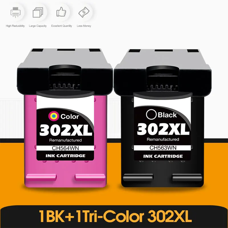 ALIZEO Replacement For HP 302 XL hp302 hp302xl Ink Cartridge For HP Deskjet 2130 ENVY 4520 Officejet 4650 Deskjet 3630 printer
ALIZEO Replacement For HP 302 XL hp302 hp302xl Ink Cartridge For HP Deskjet 2130 ENVY 4520 Officejet 4650 Deskjet 3630 printer