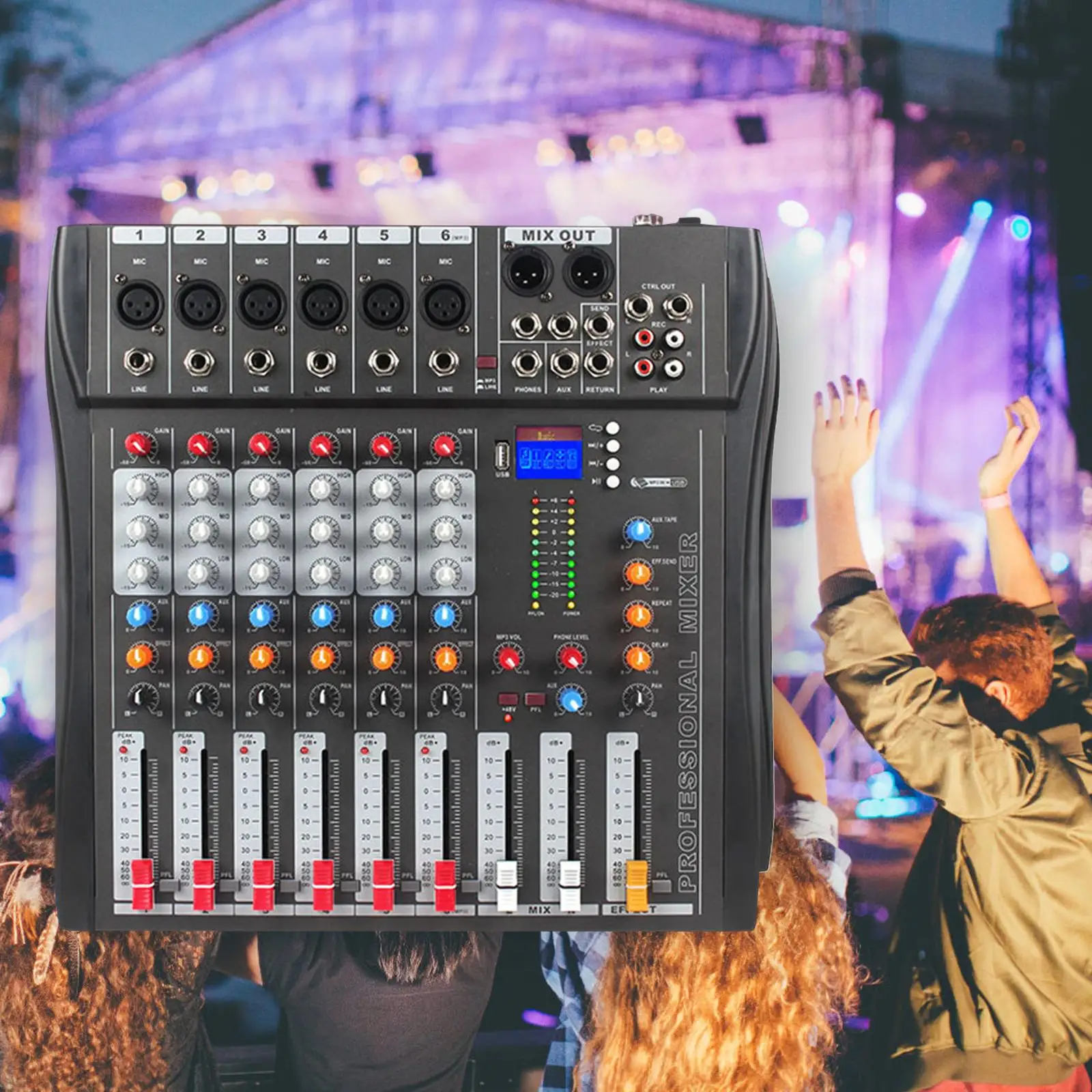 6-канальный микшер, звуковая микшерная консоль, адаптер питания европейского стандарта, стабильная передача, легкий, для Live Studio Stereo XLR, разъе...
6-канальный микшер, звуковая микшерная консоль, адаптер питания европейского стандарта, стабильная передача, легкий, для Live Studio Stereo XLR, разъе...
