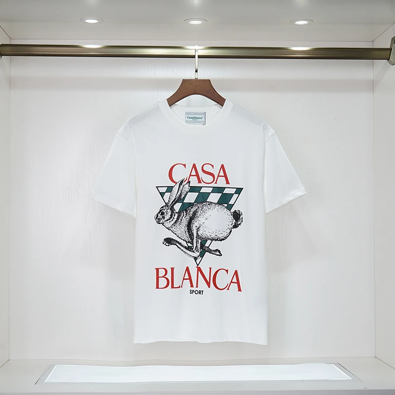 Fast Delivery Cotton Casablanca 23SS New Spring Tee New Rabbit Printed T Shirt High Quality Men Women Oversized T Shirt
Fast Delivery Cotton Casablanca 23SS New Spring Tee New Rabbit Printed T Shirt High Quality Men Women Oversized T Shirt