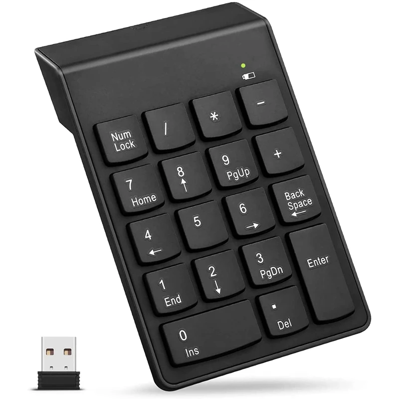 Беспроводная цифровая панель, 18-клавишные цифровые клавиатуры с мини-USB-приемником 2,4 ГГц, нумератор для счета финансов для ноутбука, настол...
Беспроводная цифровая панель, 18-клавишные цифровые клавиатуры с мини-USB-приемником 2,4 ГГц, нумератор для счета финансов для ноутбука, настол...
