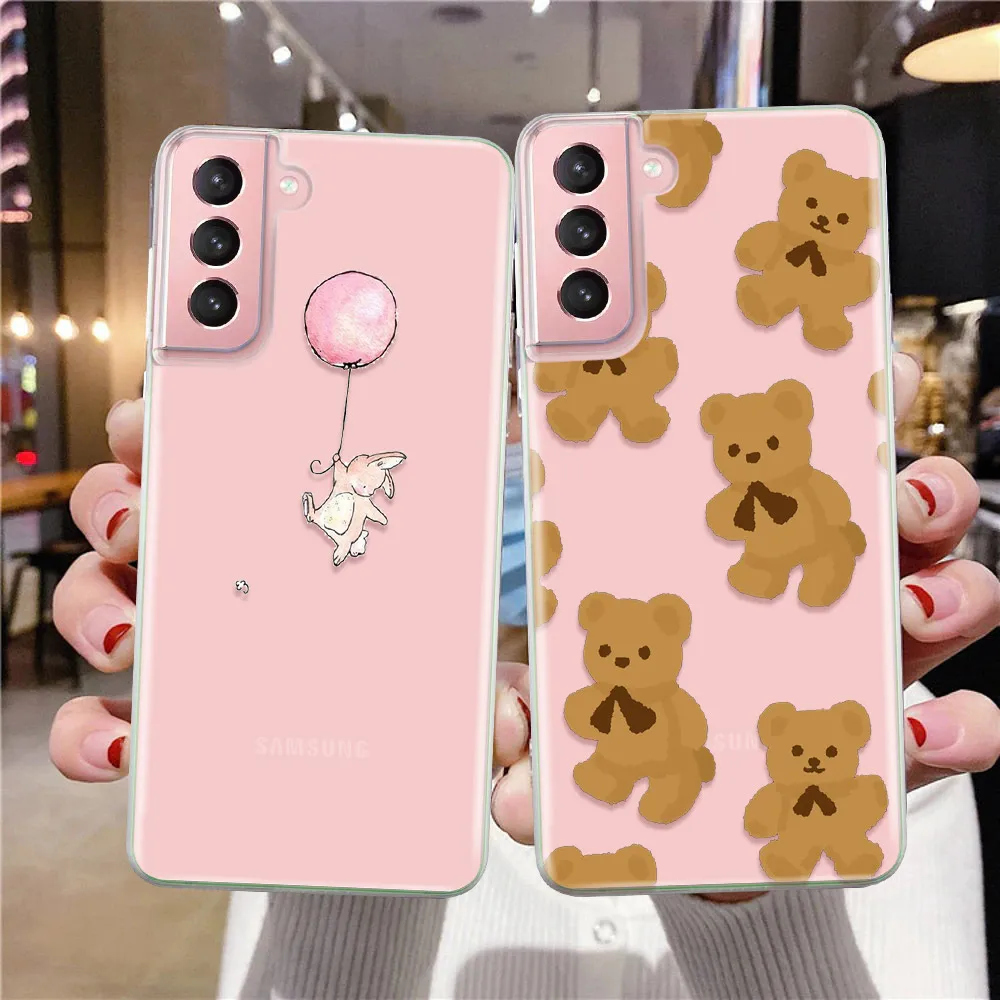 Cartoon Kawaii Bear Case for Samsung Galaxy S22 Plus Ultra FE S8 S9 S10 S10e Note 20 10 Lite 9 8 A01 S20 S21 Clear TPU Fundas
Cartoon Kawaii Bear Case for Samsung Galaxy S22 Plus Ultra FE S8 S9 S10 S10e Note 20 10 Lite 9 8 A01 S20 S21 Clear TPU Fundas