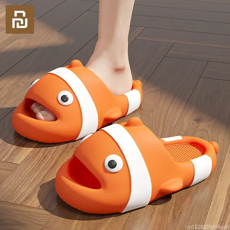 Youpin Man Women Funny Slippers Cartoon Clownfish Summer Home Anti-Skid Eva Couple Parents Kids Outdoor Beach Funny Shoes 2023
Youpin Man Women Funny Slippers Cartoon Clownfish Summer Home Anti-Skid Eva Couple Parents Kids Outdoor Beach Funny Shoes 2023