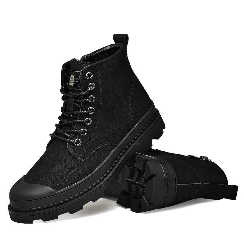 Fujeak Warm Winter Male Boots Waterproof Leather Rubber Ankle Boot Men Outdoor Casual Work Shoes Military Fur Snow Boots for Men
Fujeak Warm Winter Male Boots Waterproof Leather Rubber Ankle Boot Men Outdoor Casual Work Shoes Military Fur Snow Boots for Men