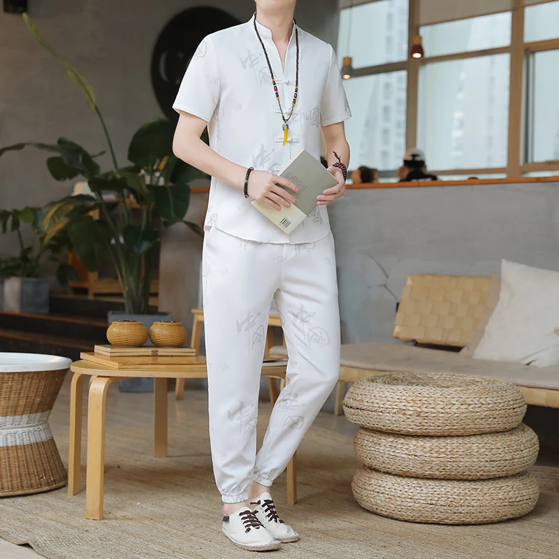 2023 (рубашка + брюки), летние модные мужские рубашки, рубашки из хлопка и льна, мужские повседневные брюки с коротким рукавом
2023 (рубашка + брюки), летние модные мужские рубашки, рубашки из хлопка и льна, мужские повседневные брюки с коротким рукавом