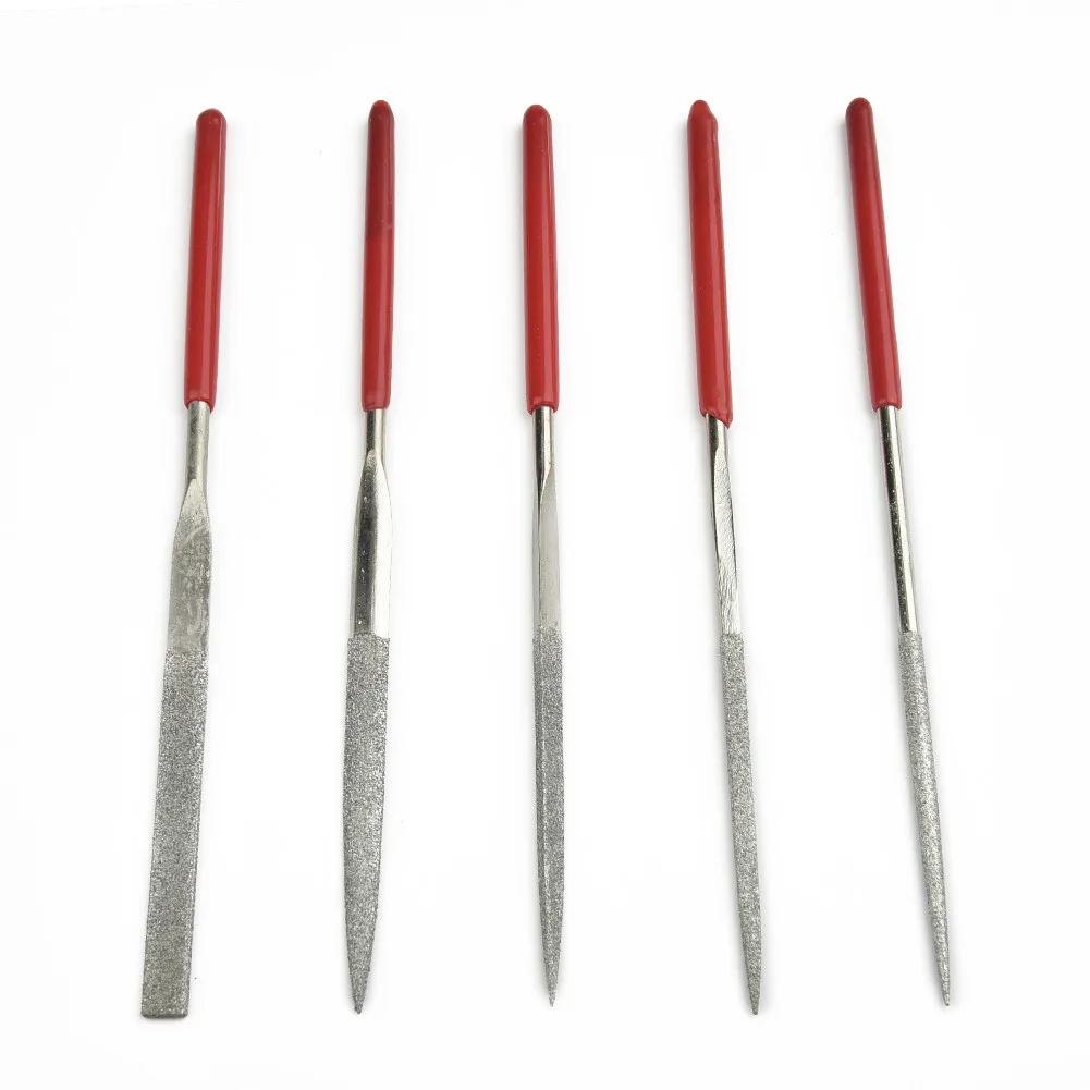 5pcs Diamond Files For Metal Jeweler Stone Polishing Wood Carving Craft Double-cut Plating Needle File Set Polishing Hand Tools
5pcs Diamond Files For Metal Jeweler Stone Polishing Wood Carving Craft Double-cut Plating Needle File Set Polishing Hand Tools