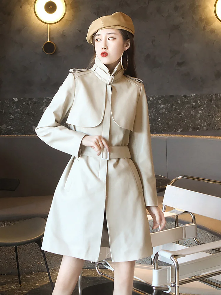 2023Leather jacket,Genuine Sheepskin Leather Jackets Women Spring Autumn Women's Windbreaker Jacket Long Slim Female Coat Femme
2023Leather jacket,Genuine Sheepskin Leather Jackets Women Spring Autumn Women's Windbreaker Jacket Long Slim Female Coat Femme