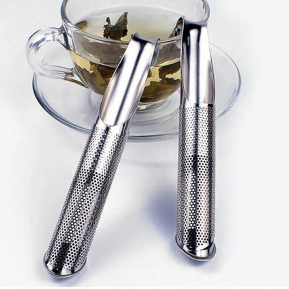 Stainless Steel Tea Infuser Pipe Design Tea Strainer Herbal Tea Leaf Mesh Filter Diffuser Infuser Filters Kitchen Accessories
Stainless Steel Tea Infuser Pipe Design Tea Strainer Herbal Tea Leaf Mesh Filter Diffuser Infuser Filters Kitchen Accessories