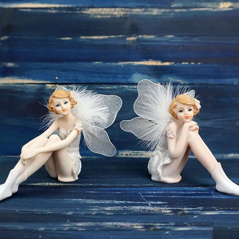 Lovely Flying Flower Fairy Ornaments Garden DIY Miniature Angel Flower Ornaments Home Decor Gifts Resin Crafts Ornaments
Lovely Flying Flower Fairy Ornaments Garden DIY Miniature Angel Flower Ornaments Home Decor Gifts Resin Crafts Ornaments