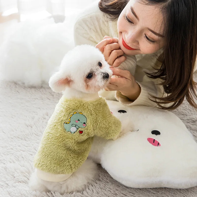 Pet Plush Sweater Autumn Winter Medium Small Dog Cat Clothes Cute Embroidery Pattern Kitten Puppy Sweatshirt Chihuahua Yorkshire
Pet Plush Sweater Autumn Winter Medium Small Dog Cat Clothes Cute Embroidery Pattern Kitten Puppy Sweatshirt Chihuahua Yorkshire