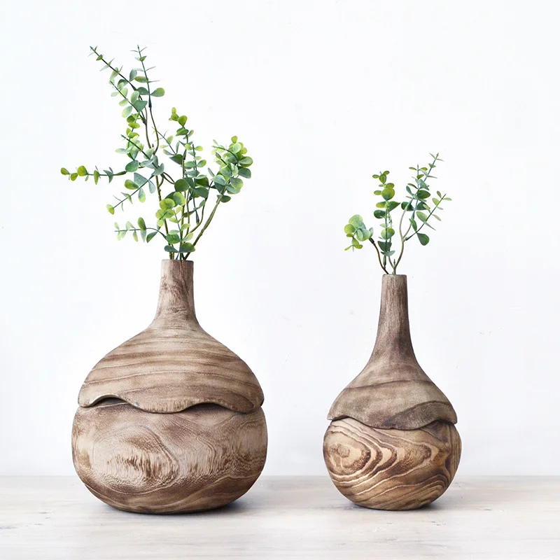 flower pot light luxury wooden vase decoration modern minimalist living room decoration Nordic flower vase creative decoration
flower pot light luxury wooden vase decoration modern minimalist living room decoration Nordic flower vase creative decoration