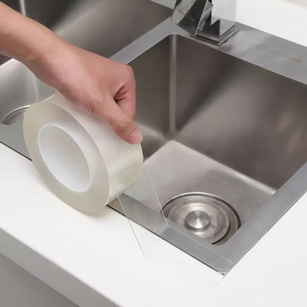 Sink Waterproof Tape Transparent Nano Mildew Strong Self-Adhesive Pool Water Seal Bathroom Gap Strip Silicone Stickers
Sink Waterproof Tape Transparent Nano Mildew Strong Self-Adhesive Pool Water Seal Bathroom Gap Strip Silicone Stickers