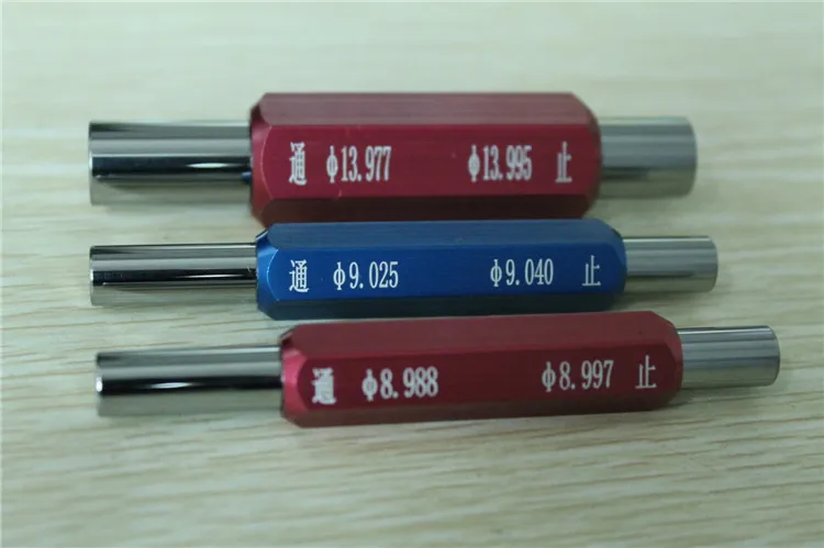 Tungsten steel go no go gauge compliance gold smooth surface gauge H7 double head plug gauge tungsten steel needle gauge
Tungsten steel go no go gauge compliance gold smooth surface gauge H7 double head plug gauge tungsten steel needle gauge