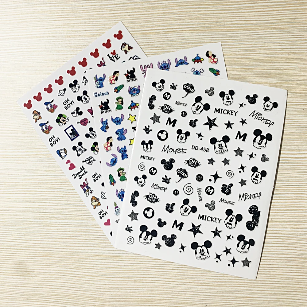 1PCS DIY Disney Collection Nail Art Sticker 3D Cartoon Mickey Donald Duck Mix Pack Self Adhesive Nail Slider Nail Art Decoration
1PCS DIY Disney Collection Nail Art Sticker 3D Cartoon Mickey Donald Duck Mix Pack Self Adhesive Nail Slider Nail Art Decoration
