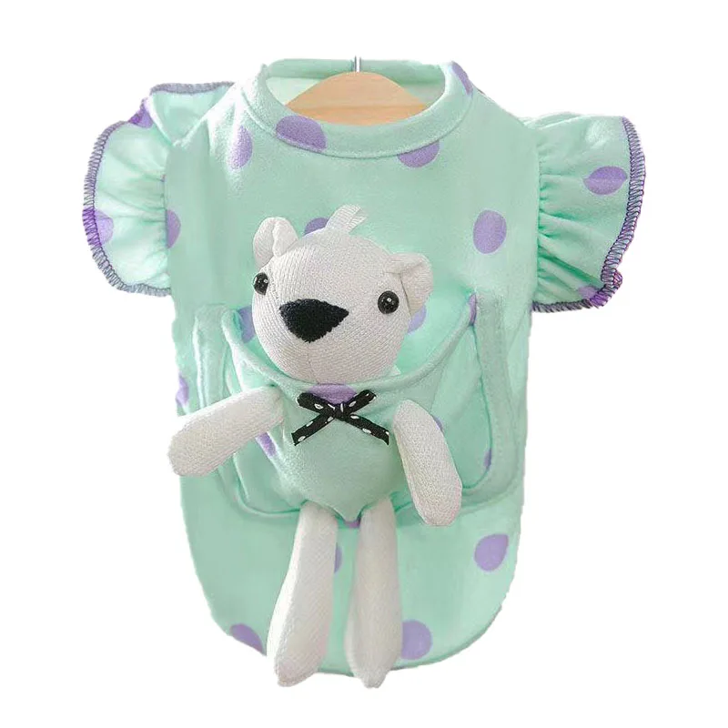 Dog Summer Clothes Pet Pocket Cute Doll Bear Vest Puppy Breathable Vests For Small Dogs Chihuahua Shirt Yorkshire Spring Costume
Dog Summer Clothes Pet Pocket Cute Doll Bear Vest Puppy Breathable Vests For Small Dogs Chihuahua Shirt Yorkshire Spring Costume