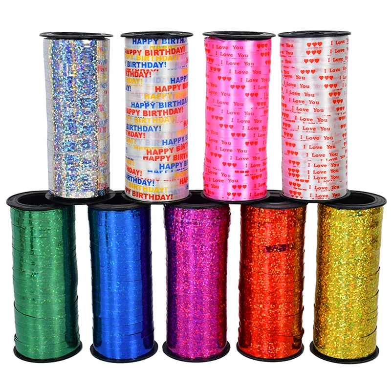 100Yard 5mm Laser Ribbon Balloon Ribbon Wedding Birthday Party Decorative Accessories for Balloons Gift Bag Cake Packing Ribbons
100Yard 5mm Laser Ribbon Balloon Ribbon Wedding Birthday Party Decorative Accessories for Balloons Gift Bag Cake Packing Ribbons