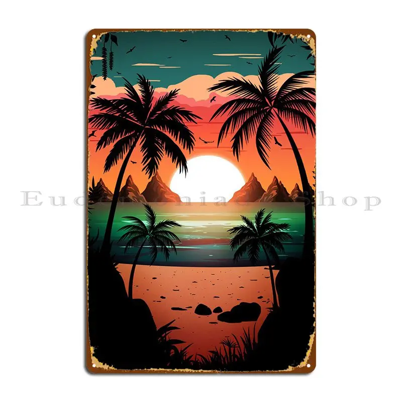 Retro Beach Sunset Metal Sign Cinema Classic Mural Designs Printing Tin Sign Poster
Retro Beach Sunset Metal Sign Cinema Classic Mural Designs Printing Tin Sign Poster