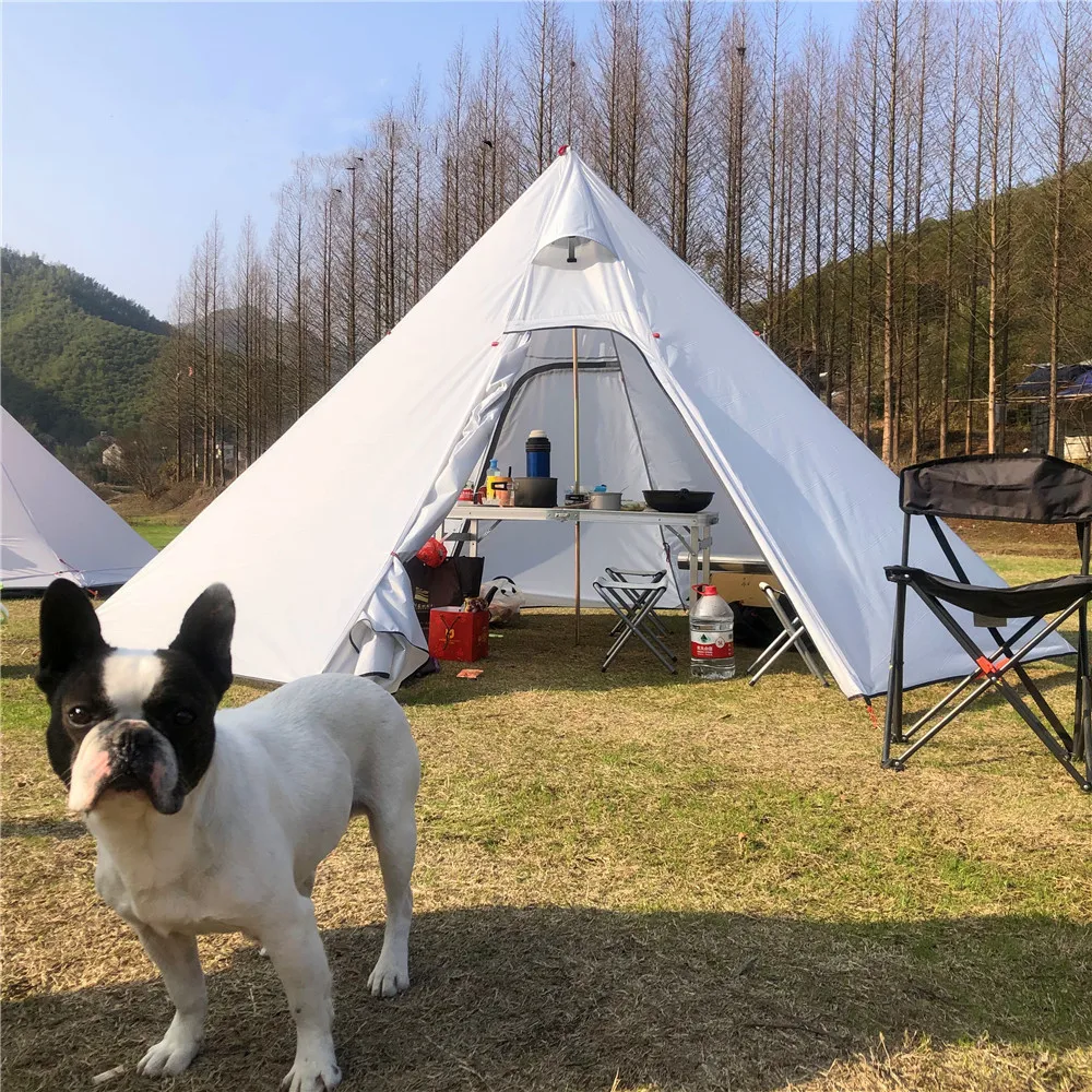 Ex-large Pyramid Tent Height 220cm With A Chimney Hole,Ultralight 4-5 Person Outdoor Camping Octagonal Tent Awnings Shelter
Ex-large Pyramid Tent Height 220cm With A Chimney Hole,Ultralight 4-5 Person Outdoor Camping Octagonal Tent Awnings Shelter