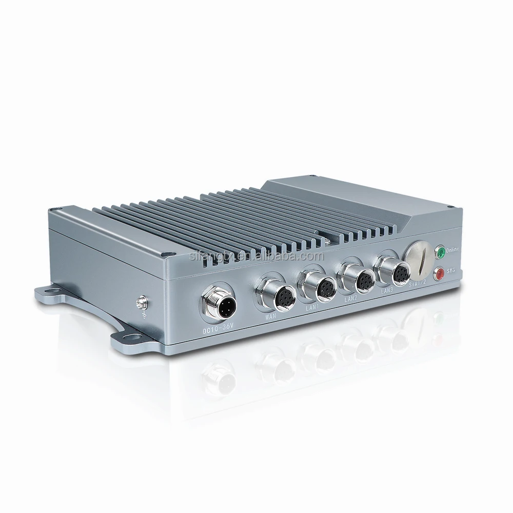 SERIALLINK 5G CPE для коммерческих автомобилей с 4 портами Ethernet M12-A 4x + 2x 2 4G/5 8G WIFI6 1