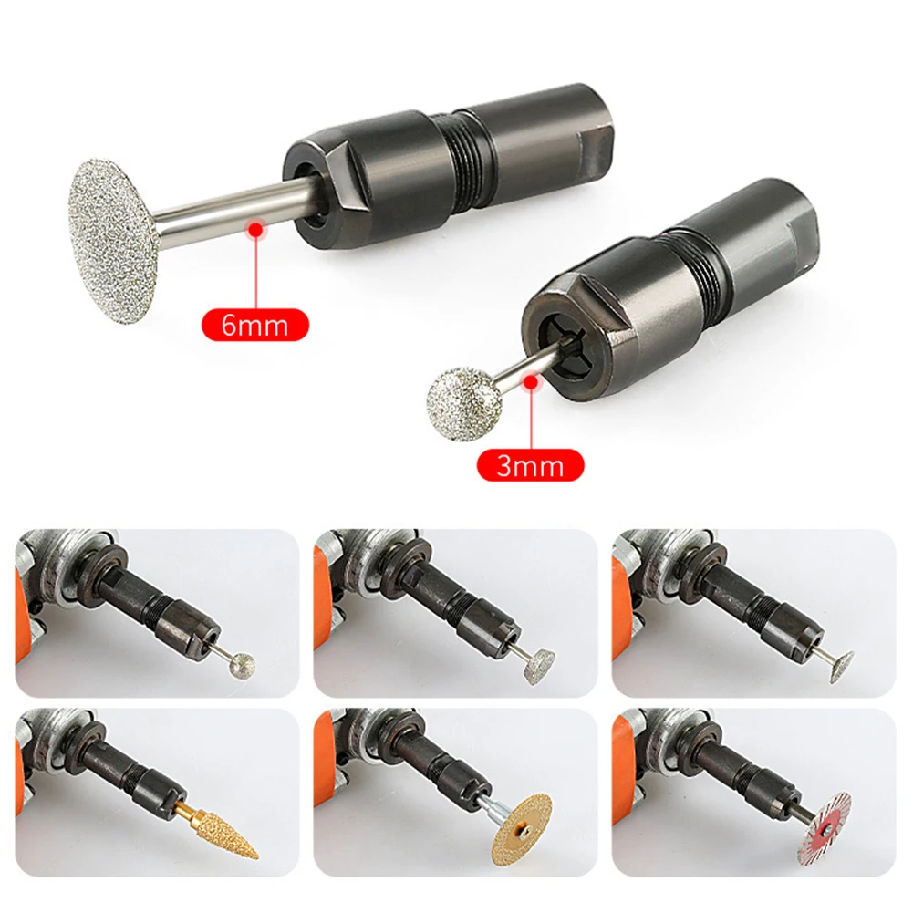 

2pcs Angle Grinder Modified Conversion Head Durable M10 Thread Angle Grinder Converter Adapter Easy To Install Woodworking Tools