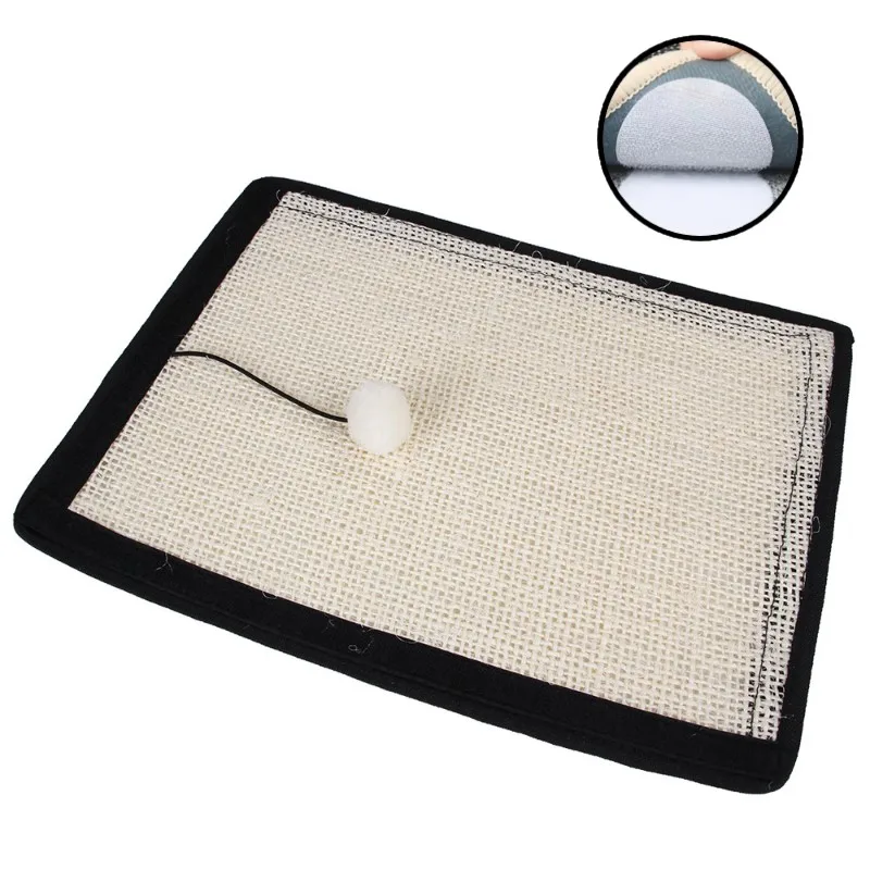 

Hook Loop Cat Scraper Sisal Mat Kitten Scratch Protection Cushion Cover for Table Leg Sofa Anti Bite Prevent Scratching Cat Toy