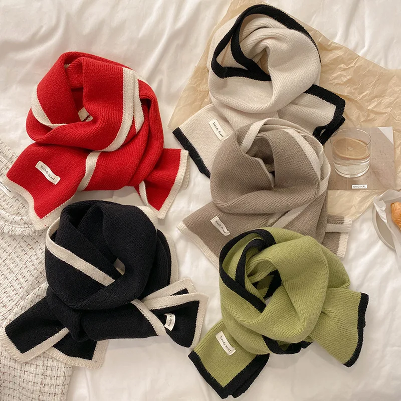 Knitted Scarf Women Solid Keep Warm Cashmere Scarves Female Winter Fashion Neckerchief Thick Woolen Yarn Shawl Neck Wrap
Knitted Scarf Women Solid Keep Warm Cashmere Scarves Female Winter Fashion Neckerchief Thick Woolen Yarn Shawl Neck Wrap