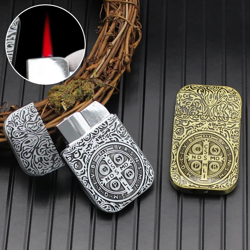 Creative Sculpture Craft Windproof Lighters Metal Single Flame Direct Charge Inflatable Lighters Tobacco Wholesale 
Creative Sculpture Craft Windproof Lighters Metal Single Flame Direct Charge Inflatable Lighters Tobacco Wholesale