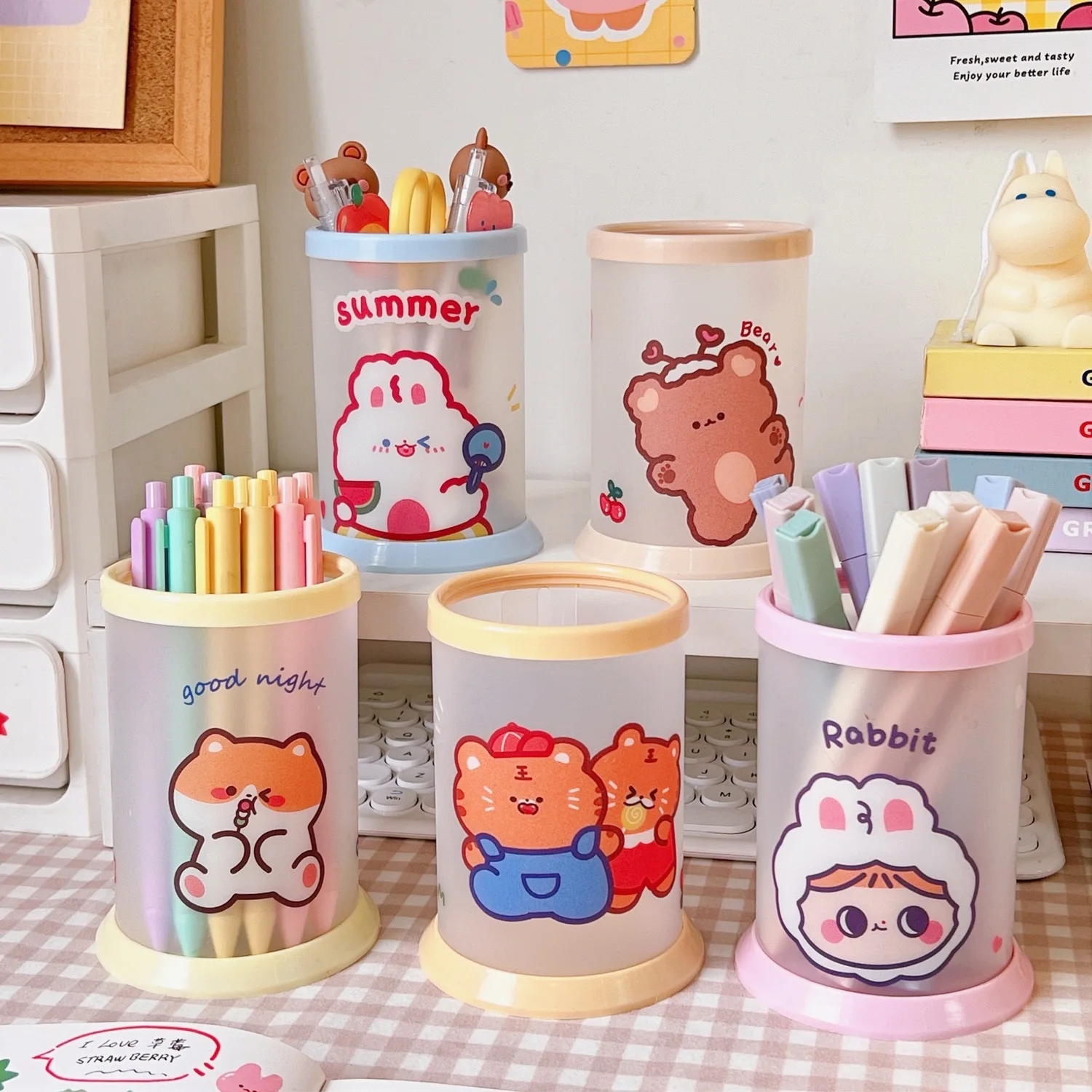 Kawaii Pen Holder Desk Organizer DIY Pen Organizer Student Desktop Stationery Organizer Cute Storage Box School Supplies
Kawaii Pen Holder Desk Organizer DIY Pen Organizer Student Desktop Stationery Organizer Cute Storage Box School Supplies