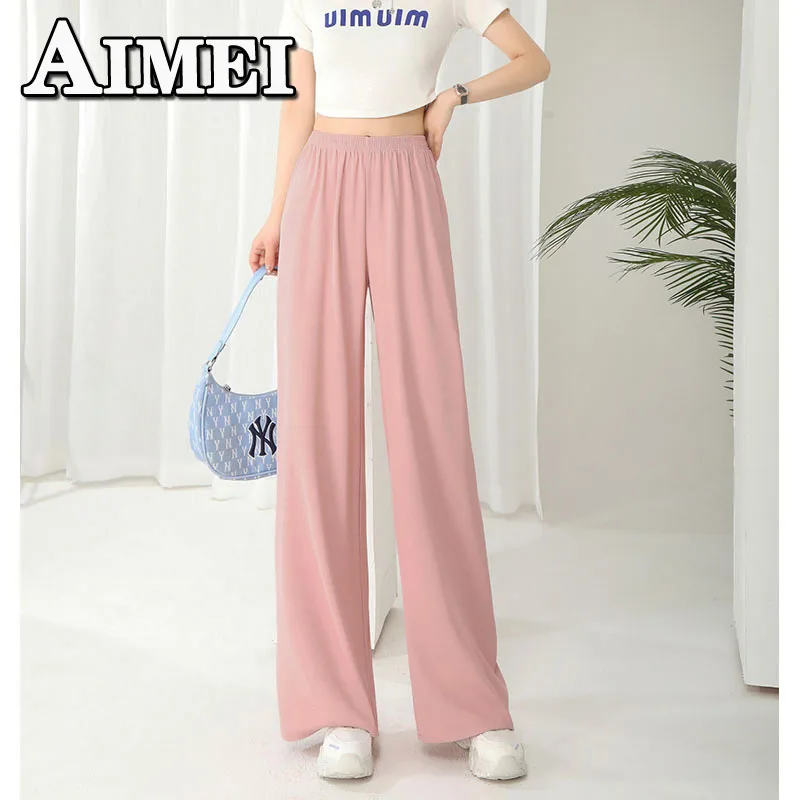 Women's Y2K Clothes White Wide-Legged Spring Autumn Ice Silk Long High Waist Thin Summer Mopping Baggy Jogger Pants Trousers New
Women's Y2K Clothes White Wide-Legged Spring Autumn Ice Silk Long High Waist Thin Summer Mopping Baggy Jogger Pants Trousers New