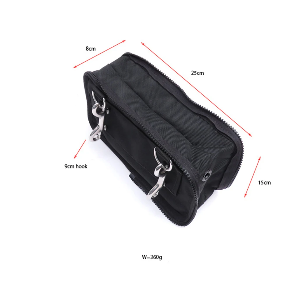 Мешочек для хранения Sidemount, черный, 1 шт., 25*15*8 см, аксессуары для мини-подводного плавания с карабином, прочный, высокое качество
Мешочек для хранения Sidemount, черный, 1 шт., 25*15*8 см, аксессуары для мини-подводного плавания с карабином, прочный, высокое качество