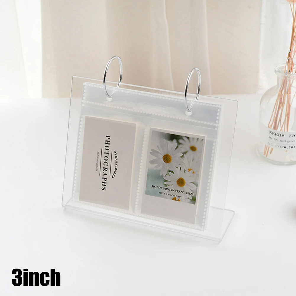 1Pc 3/5inch Acrylic Desktop Standing Desk Calendar Mini Photo Album Inner Page Standing Album Collect Photocard Holder
1Pc 3/5inch Acrylic Desktop Standing Desk Calendar Mini Photo Album Inner Page Standing Album Collect Photocard Holder