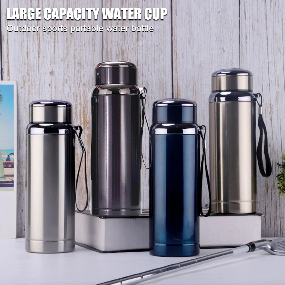 304 Stainless Steel Water Bottle Vacuum Insulated Water Cup with Tea Filter Keep Cold/Hot Portable Sports Bottle 600/800/1000ml
304 Stainless Steel Water Bottle Vacuum Insulated Water Cup with Tea Filter Keep Cold/Hot Portable Sports Bottle 600/800/1000ml