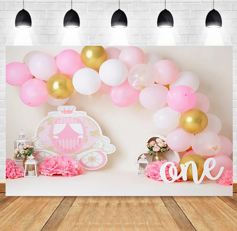 Photography Background Pink Carriage Floral Balloons Princess Girl 1st Birthday Cake Smash Decor Backdrops Photo Studio
Photography Background Pink Carriage Floral Balloons Princess Girl 1st Birthday Cake Smash Decor Backdrops Photo Studio