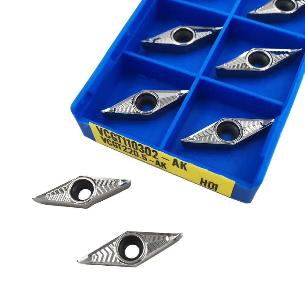 10 шт VCGT110302/VCGT110304/VCGT110308-AK ; VCGT160402/VCGT160404/VCGT160408-AK карбидные вставки жесткие и износостойкие
10 шт VCGT110302/VCGT110304/VCGT110308-AK ; VCGT160402/VCGT160404/VCGT160408-AK карбидные вставки жесткие и износостойкие