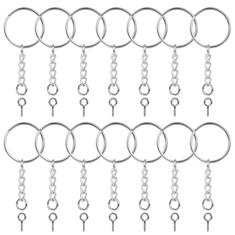 Hot Selling New Key Ring Combination DIY Fork Key Ring 20/30/50/100 Sheep-eye Buckle Accessories Combination Exquisite Style
Hot Selling New Key Ring Combination DIY Fork Key Ring 20/30/50/100 Sheep-eye Buckle Accessories Combination Exquisite Style