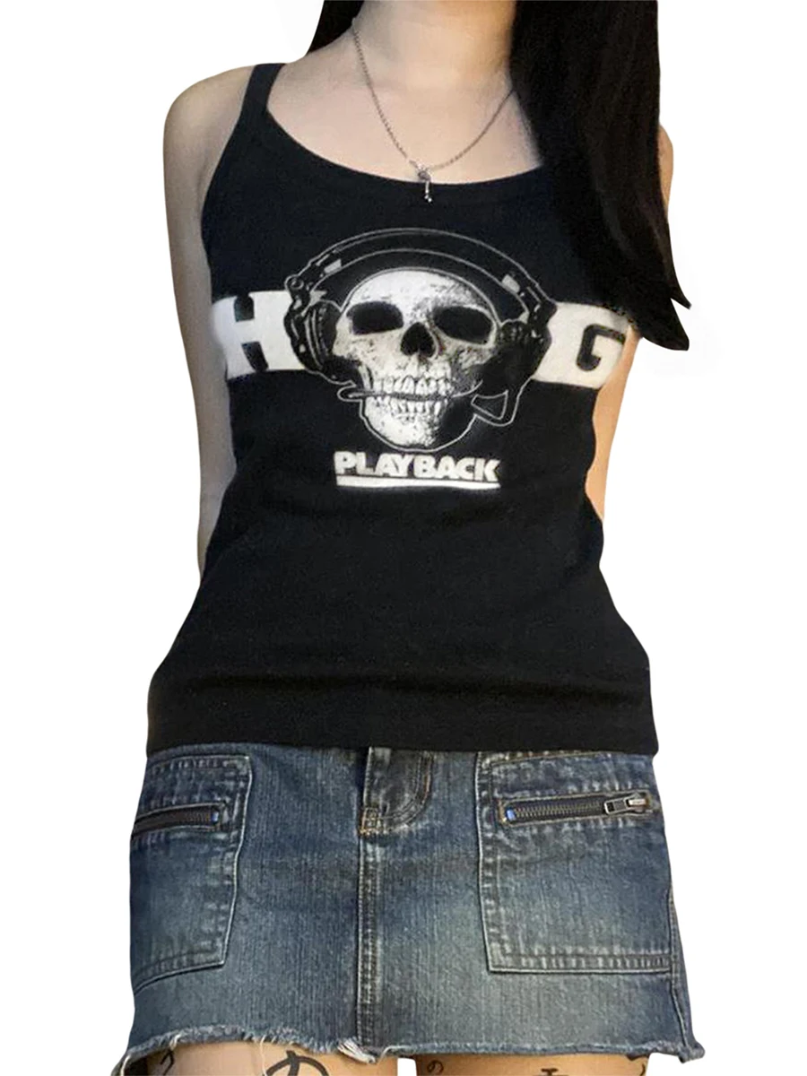 Women s Y2K Bodycon Shirts Letters Print Round Neck Sleeveless Cropped Tank Tops E Girl Aesthetic T Shirt
Women s Y2K Bodycon Shirts Letters Print Round Neck Sleeveless Cropped Tank Tops E Girl Aesthetic T Shirt