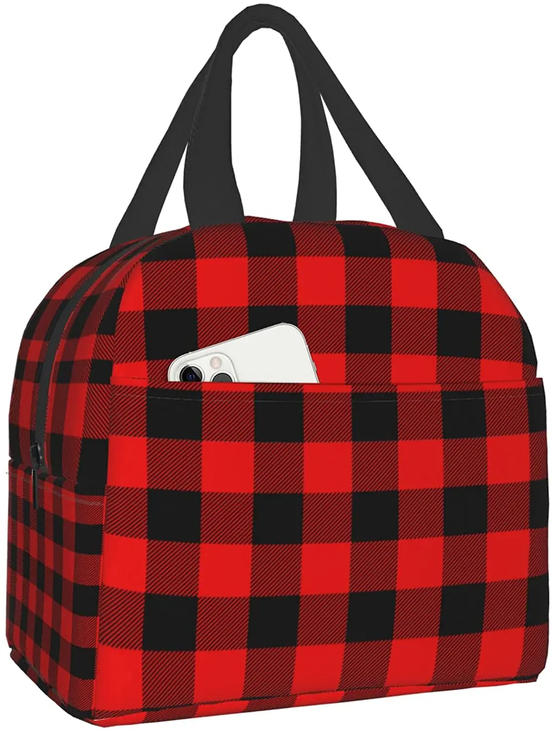 Red And Black Tartan Plaid Scottish Checkered Insulated Lunch Bags Lunch Box Freezable Cooler Thermal Washable Lunch Tote Bag
Red And Black Tartan Plaid Scottish Checkered Insulated Lunch Bags Lunch Box Freezable Cooler Thermal Washable Lunch Tote Bag