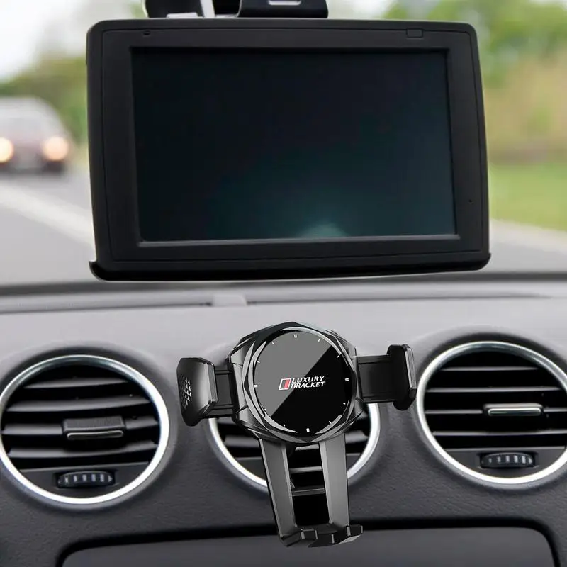 360 Rotatable Car Phone Holder With Air Vent Mount, Anti-Shake Gripper Design For Navigation Devices And Various Smartphones
360 Rotatable Car Phone Holder With Air Vent Mount, Anti-Shake Gripper Design For Navigation Devices And Various Smartphones